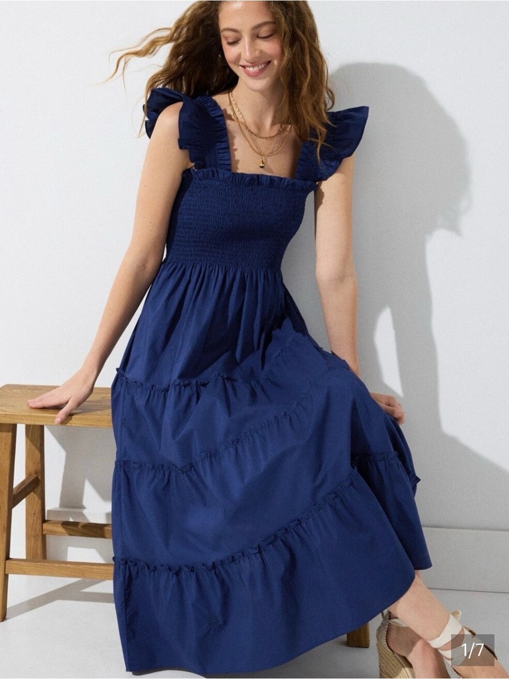 Hill House Blue  Ellie Midi
The Nap Dress small